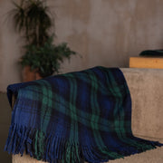 Wool Tartan Blanket - 60'' x 70'' - Black Watch