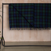 Wool Tartan Blanket - 60'' x 70'' - Black Watch
