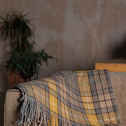 Wool Tartan Rug - Buchanan Natural