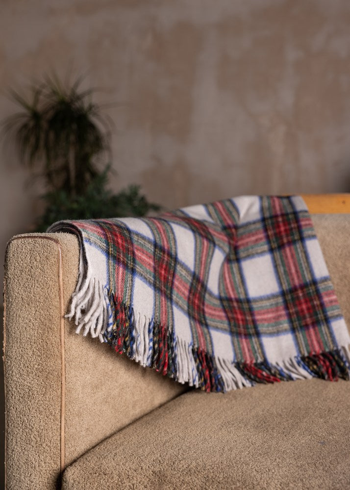 Wool Tartan Rug - Stewart Dress