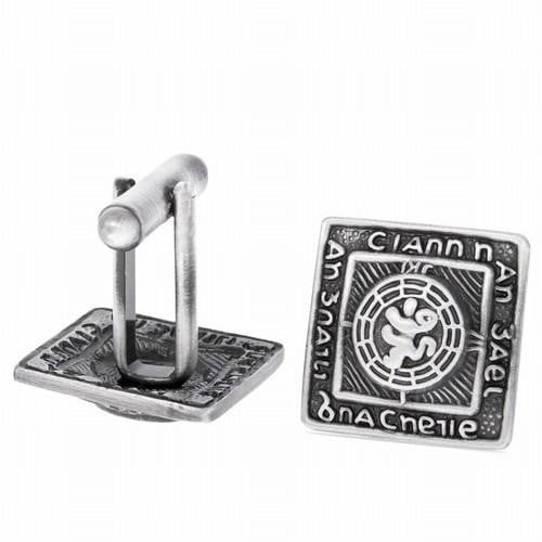 Prince Charlie Button Style Cufflinks - Antique Finish