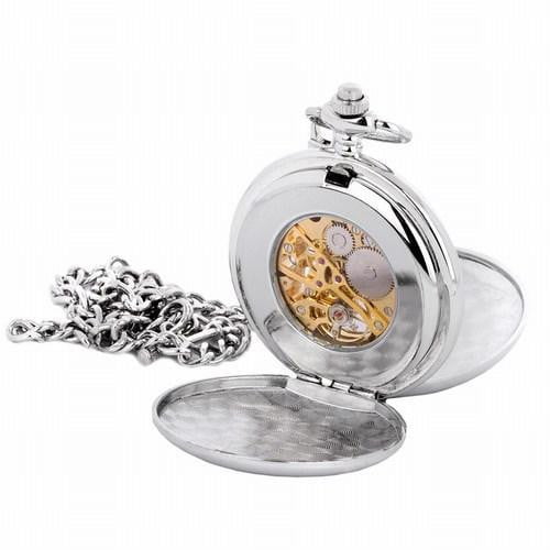 Mechanical Pocket Watch Thistle Design