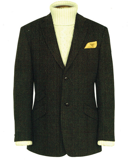 Mens Exclusive Genuine Scottish Harris Tweed Wool Jacket - Murdo