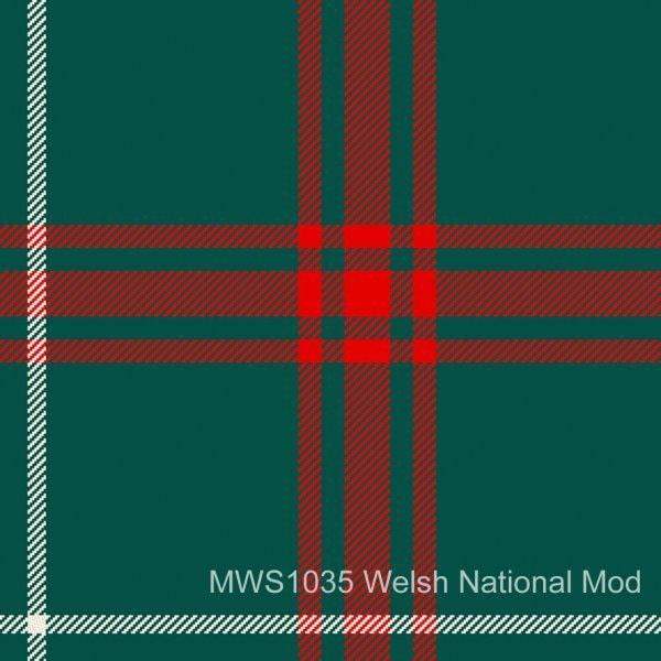 Men's 8 Yard Welsh National Tartan Kilt 13oz 100% Wool Traditionally Hand Stitched