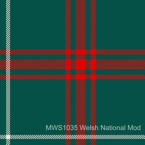Men's 8 Yard Welsh National Tartan Kilt 13oz 100% Wool Traditionally Hand Stitched