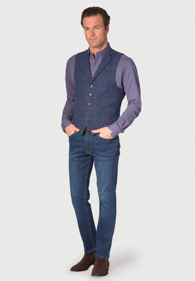 Men s Harris Tweed Waistcoat Perth Scotland Kilt Co US