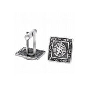 Prince Charlie Button Style Cufflinks - Antique Finish