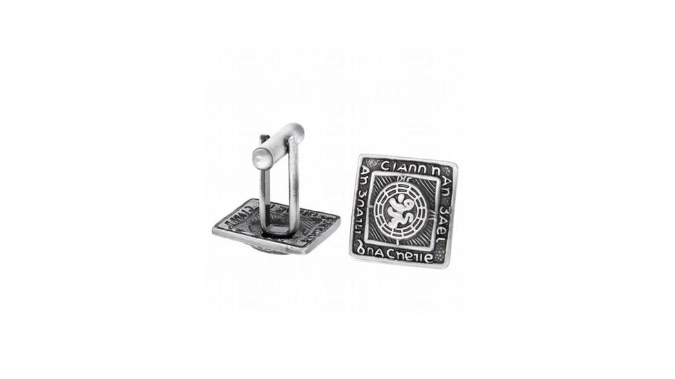 Prince Charlie Button Style Cufflinks - Antique Finish