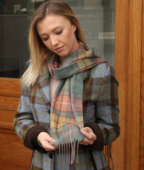 Glenmore 100% Cashmere Tartan Scarf - 12 Tartans