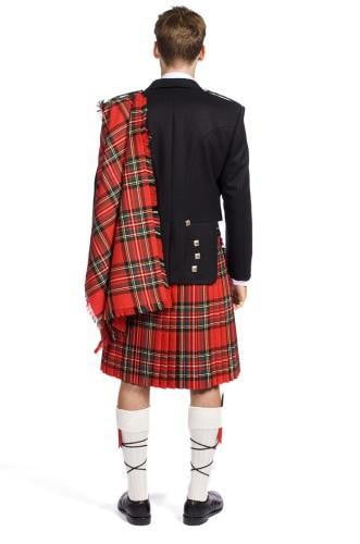Traditional 100% Wool Fringed Fly Plaid - Made to Order