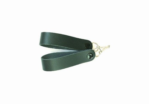 Black Leather Sporran Suspender - Plain Design